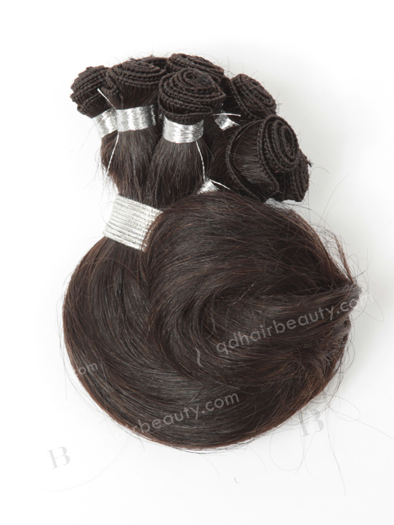 In Stock Brazilian Virgin Hair 10" Loose Spiral Curl Natural Color Hand-tied Weft SHW-001